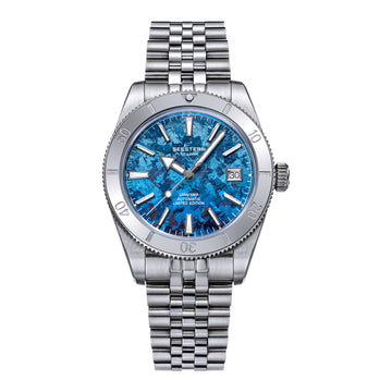 Seestern S477 Diver Blue Dial Stainless-Steel Bezel