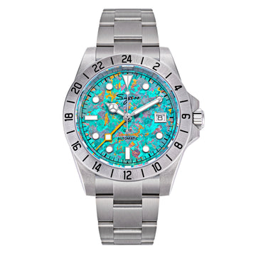 Heritage S463 BB GMT Green Dial