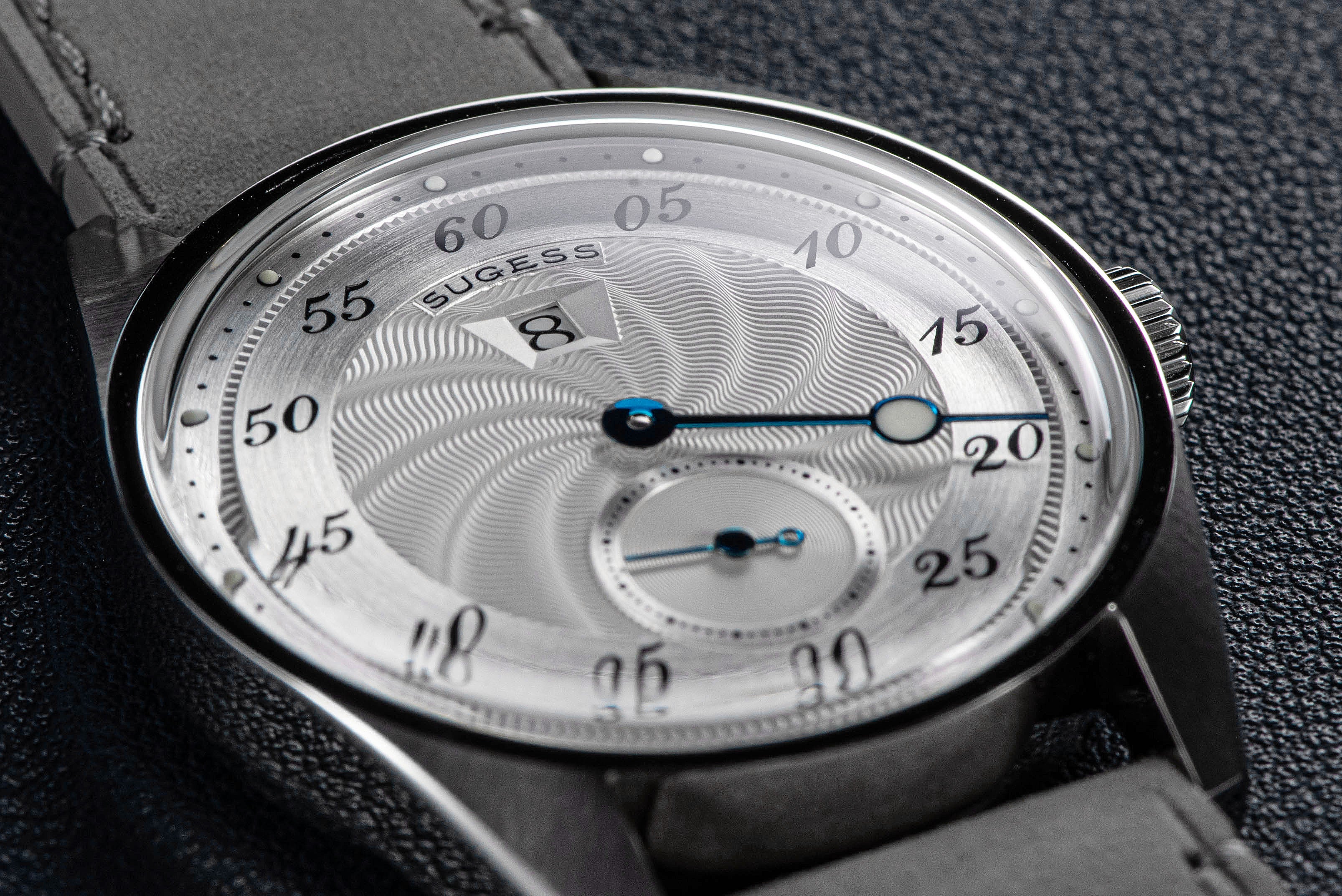 Automatic S451-1 Silver Dial Jumping Hour One Pointer Stainless Steel