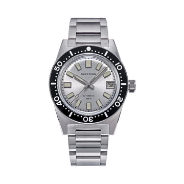 Seestern S404 62MASVLS Silver Dial Automatic Diver
