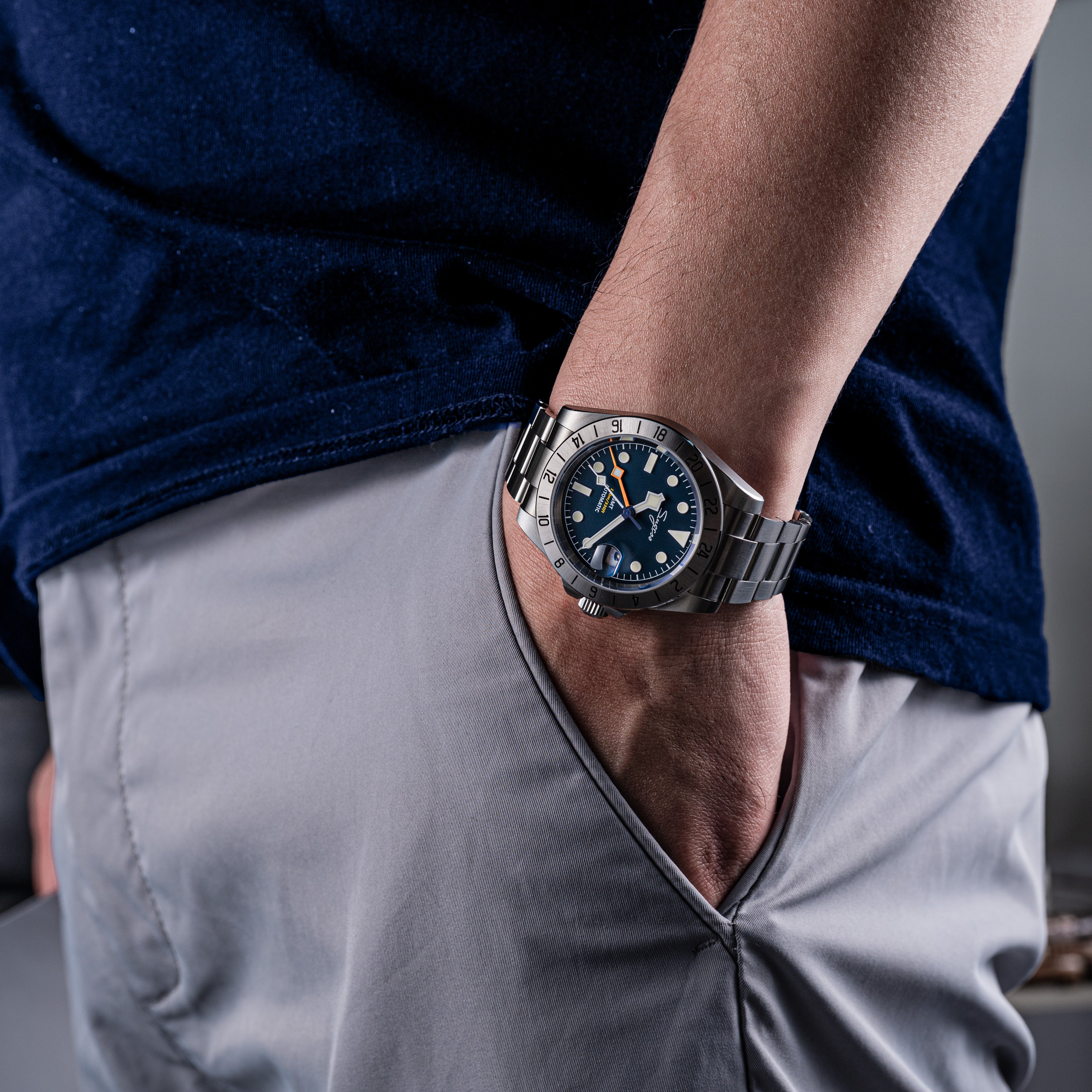 Heritage S463 BB GMT Deep Blue Dial