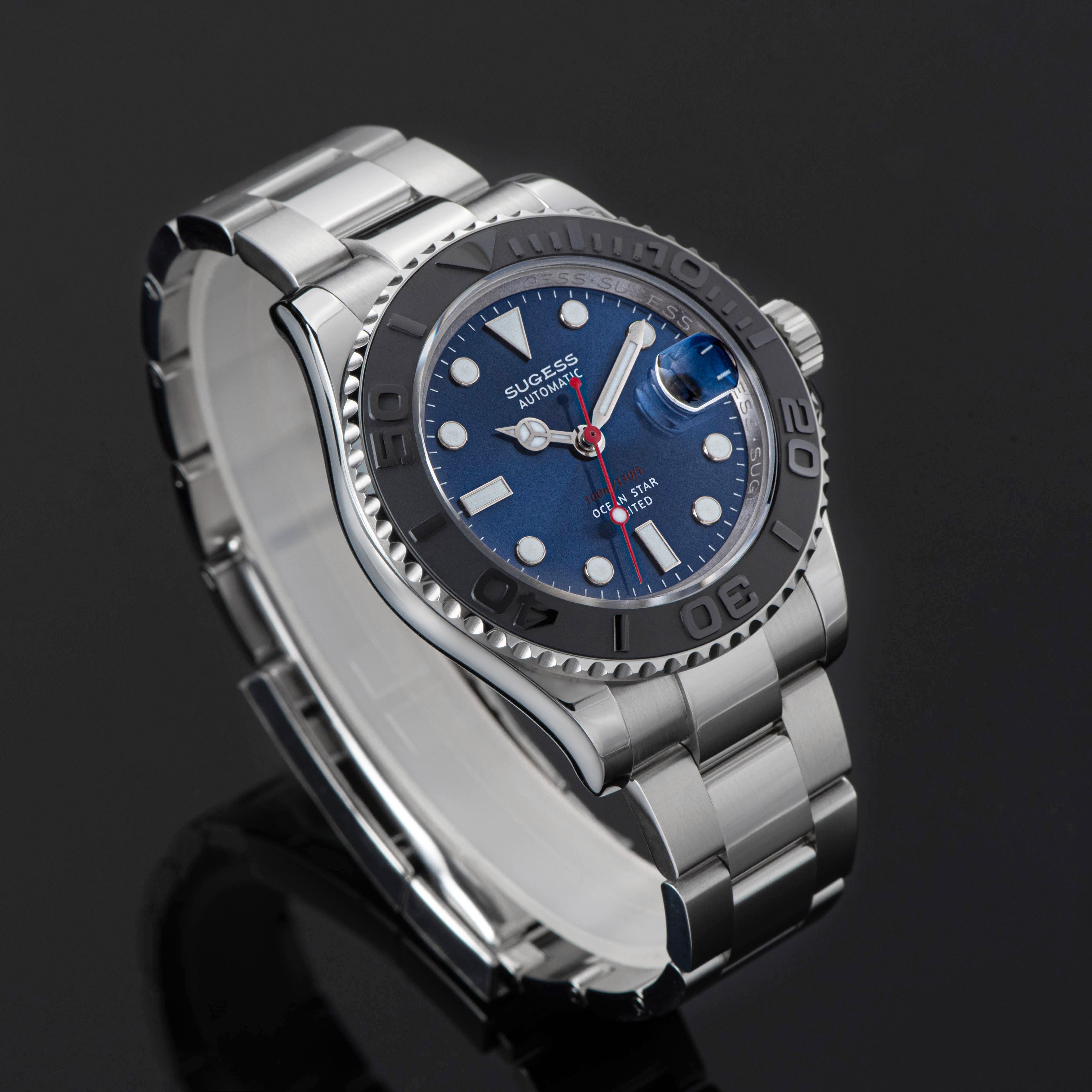 ★sea様限定★ Ocean Star S450 YM Diver Watch NH35 Ceramic Bezel Blue Dial Limited Ed