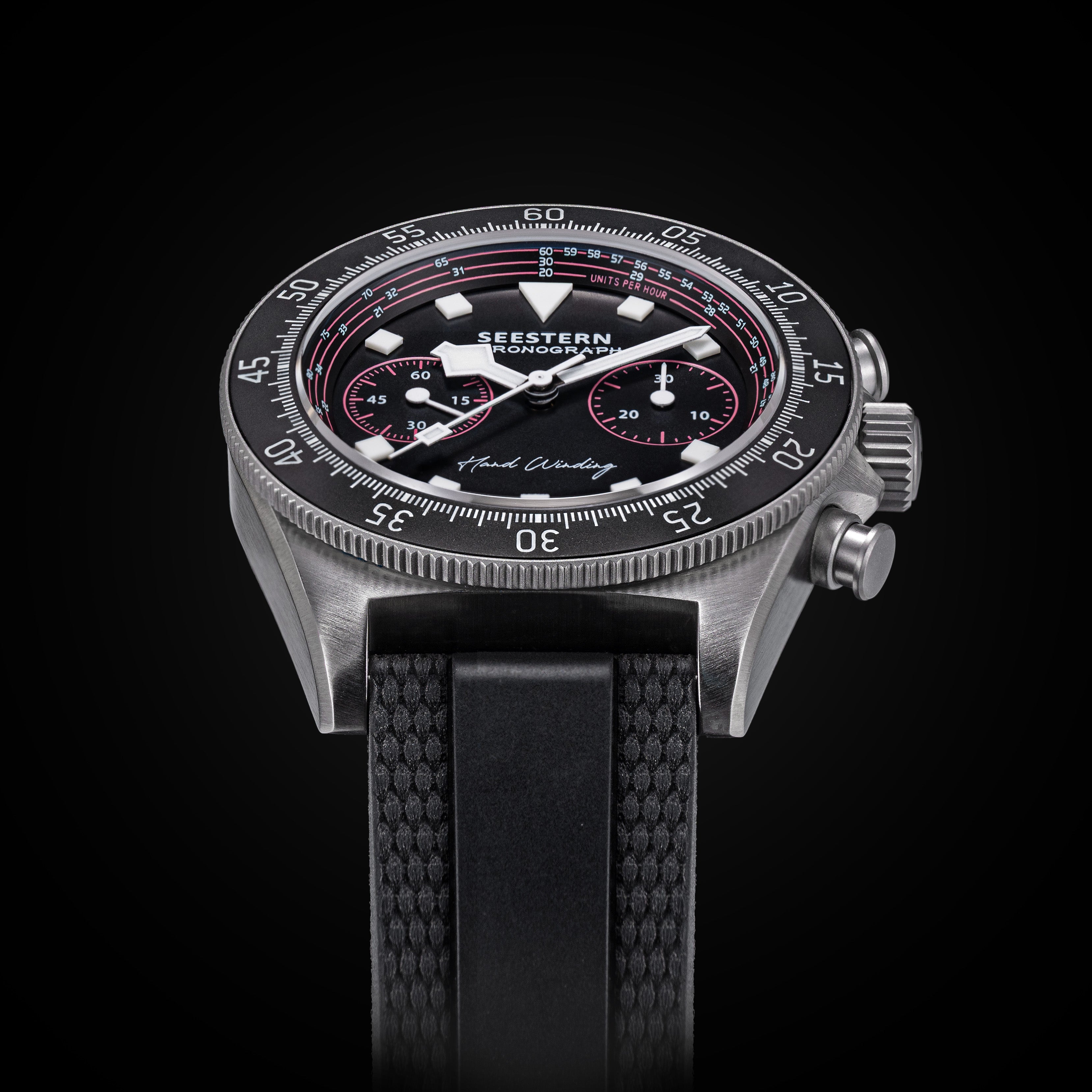 Seestern Chrono S445 445 Chronograph Blue Dial ST19 Movement Blue