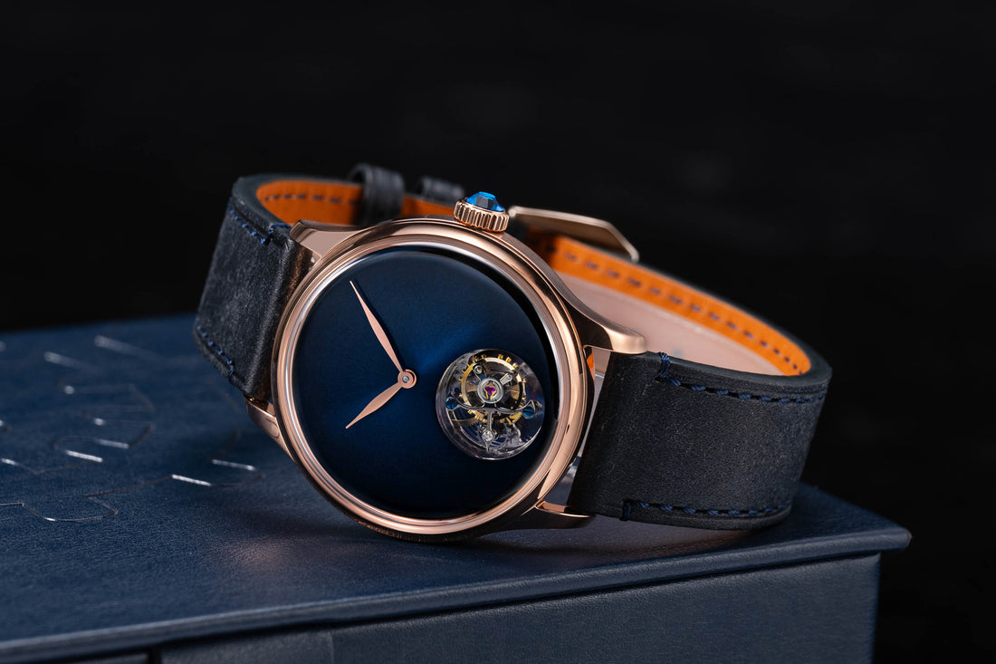 Tourbillon Master S454 Rose Gold Blue Dial