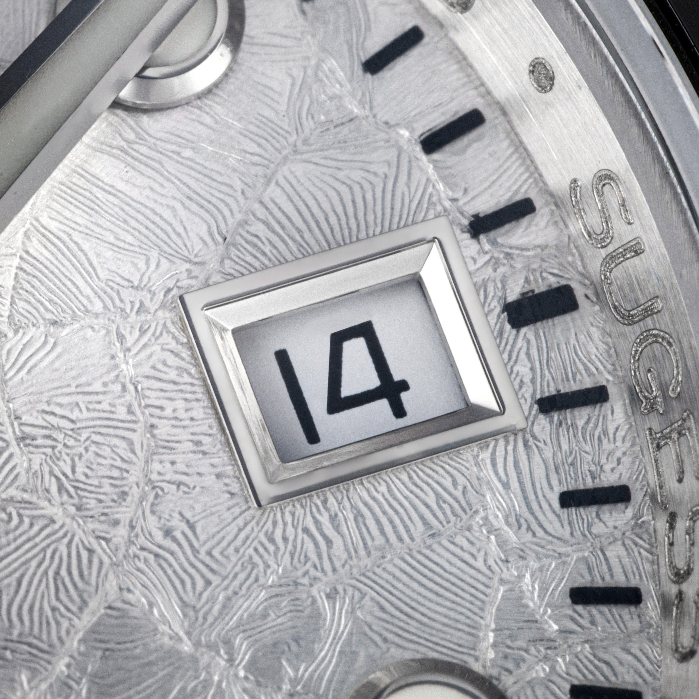 Sugess S476 White Glacier Crackle Dial Automatic