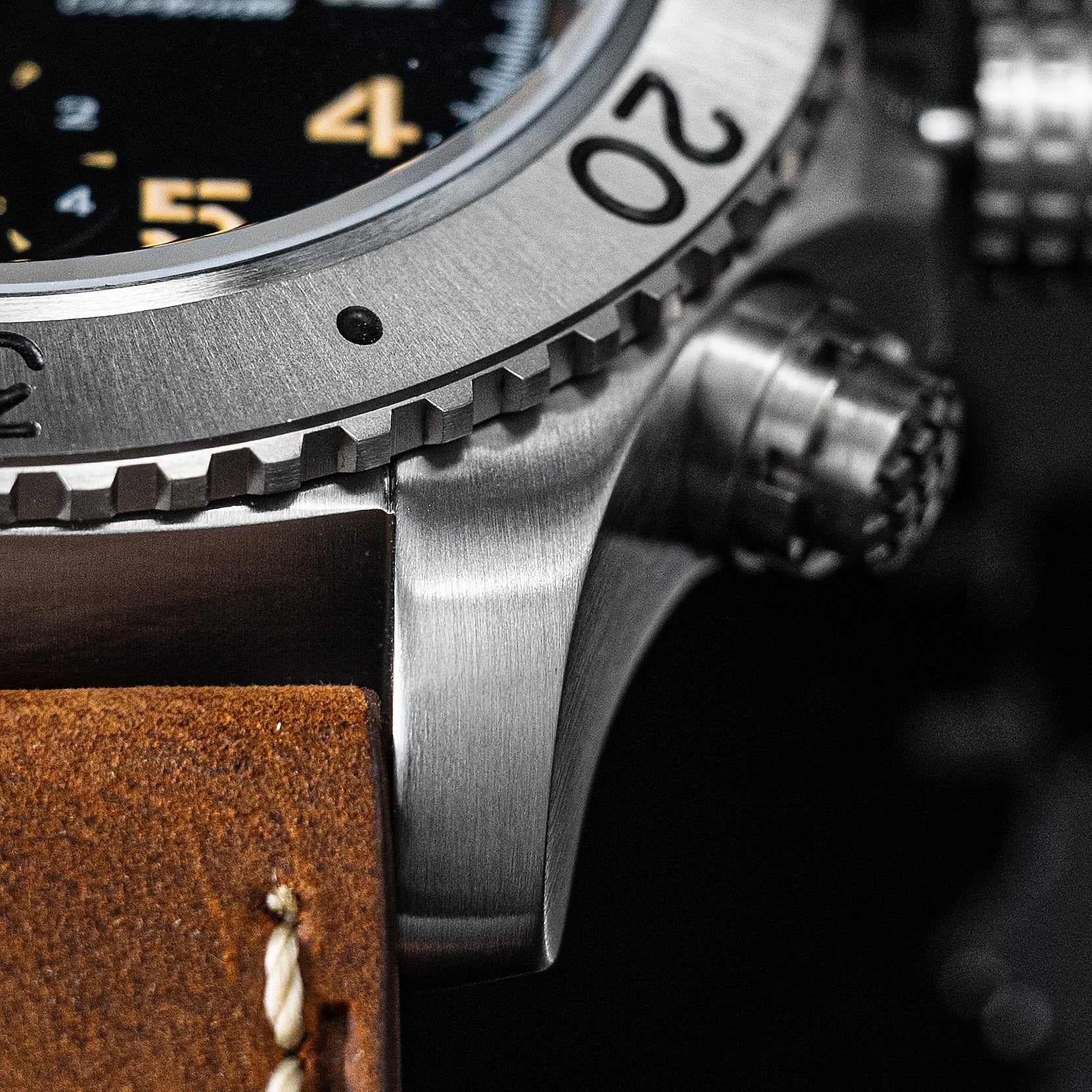 Sugess S464 Titanium Chronograph Green Dial