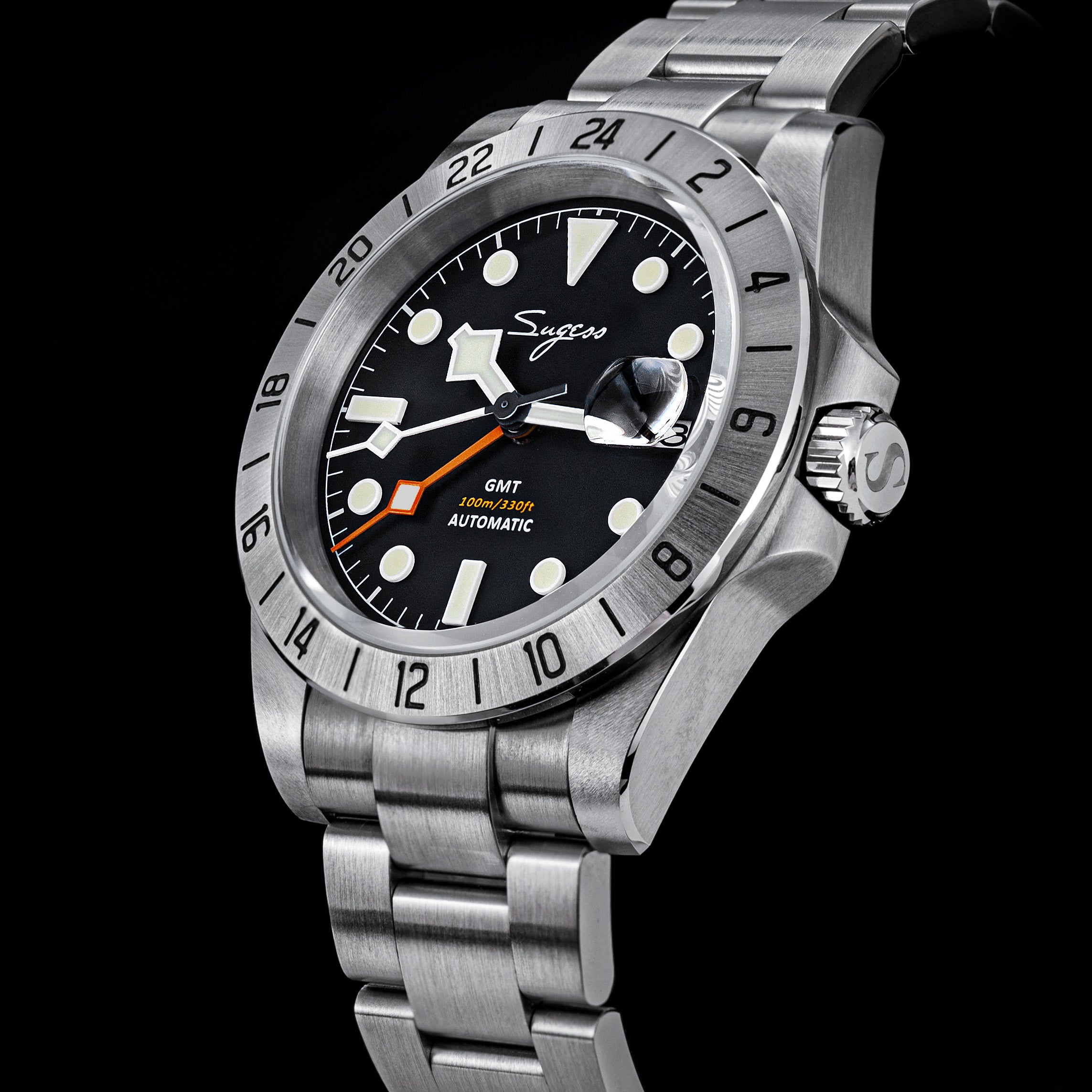 Sugess S463 GMT 自動巻き時計 Heritage S463 BB GMT Deep Blue Dial