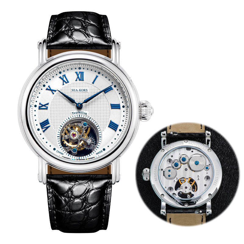 Seakors Tourbillon SE8000SW Blue Indexes