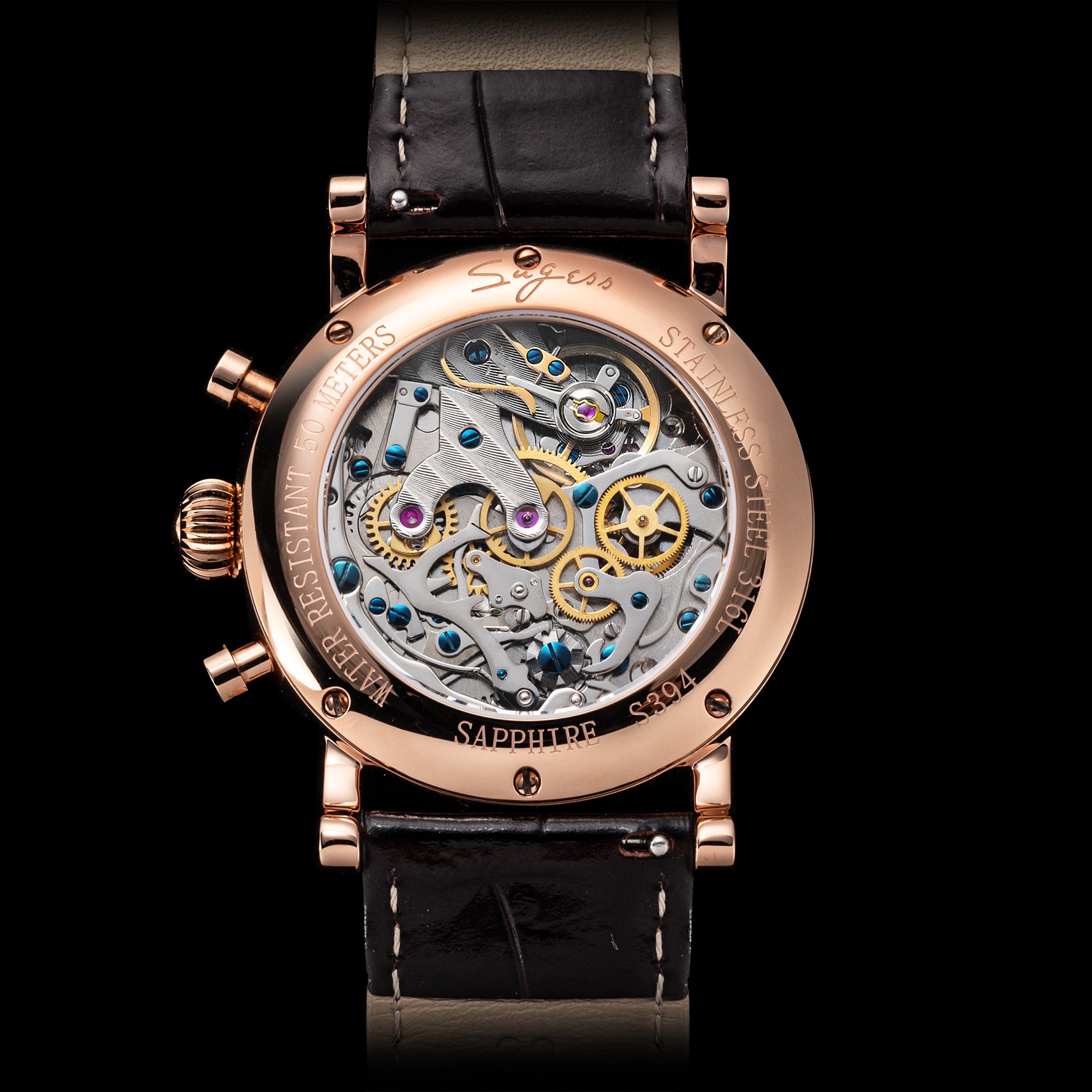 Sugess Moonphase Seagull ST1908 Movement Watch SU1908SW