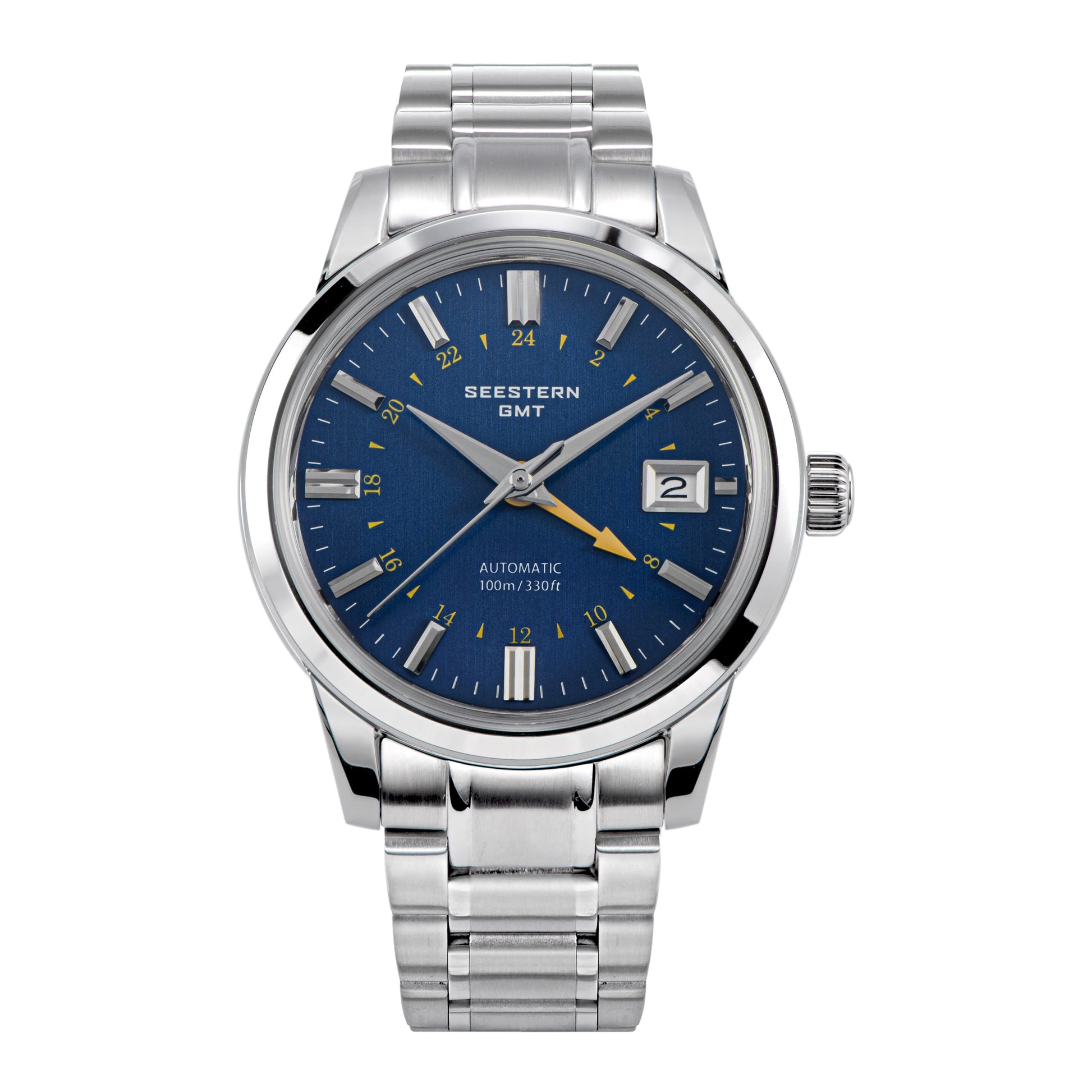 Seestern S446 GMT Watch Deep Blue Dial (Seiko NH34 GMT movement) Seestern S446 GMT Watch Deep Blue Dial (Seiko NH34 GMT movement)