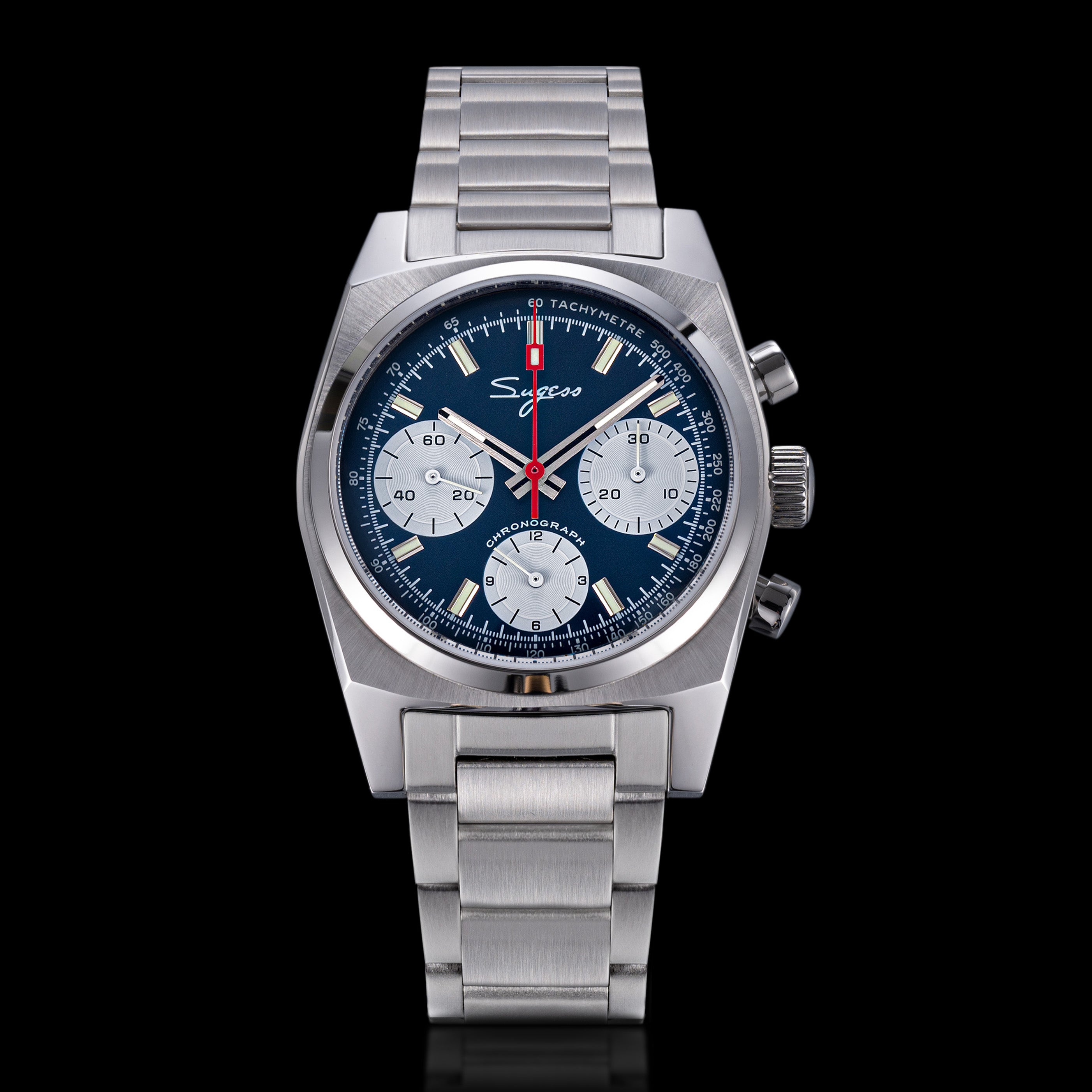 Chrono Heritage S419-2 Chronograph Blue Panda Dial