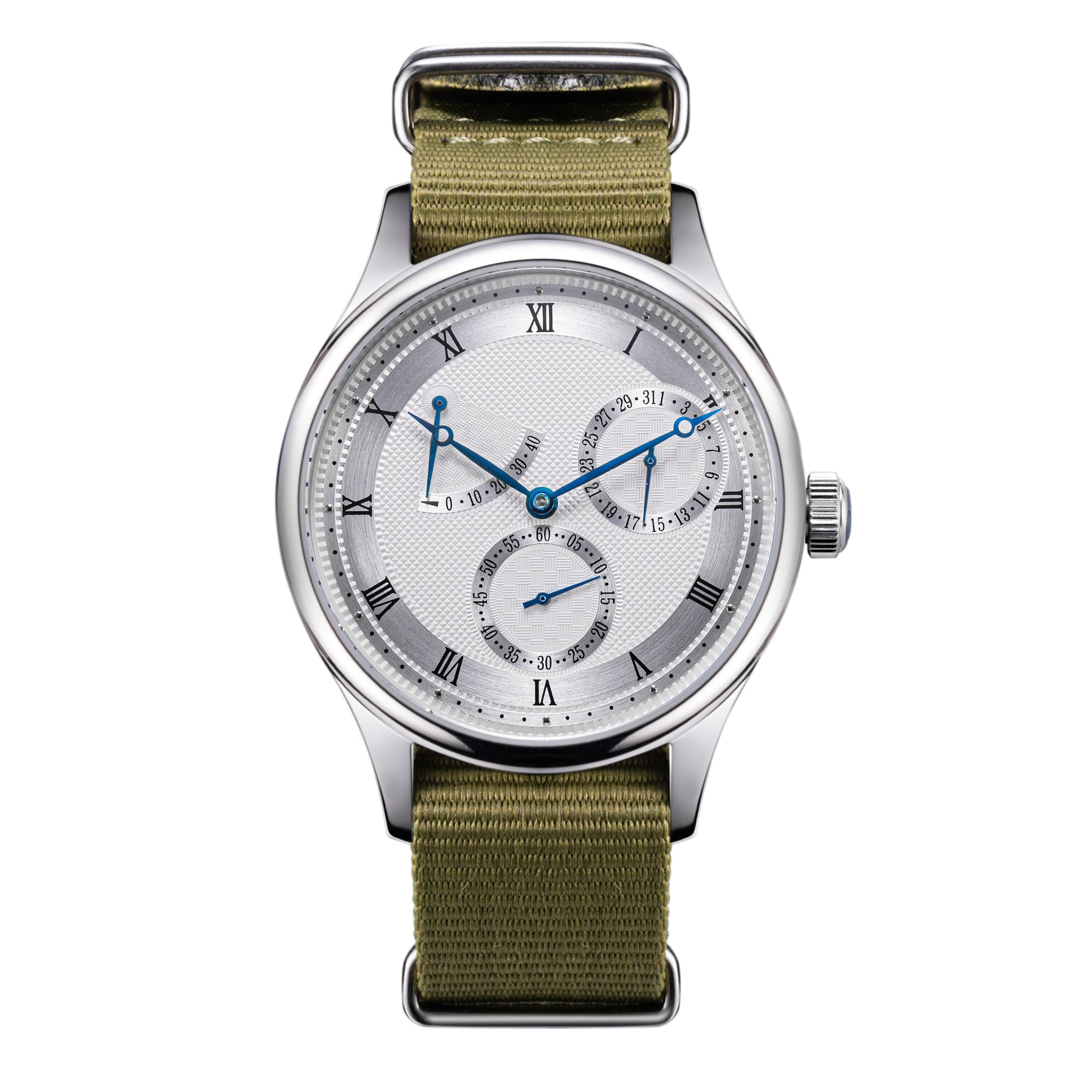 S388 Seagull Movement Watch 1780 40mm Automatic Guilloche Dial