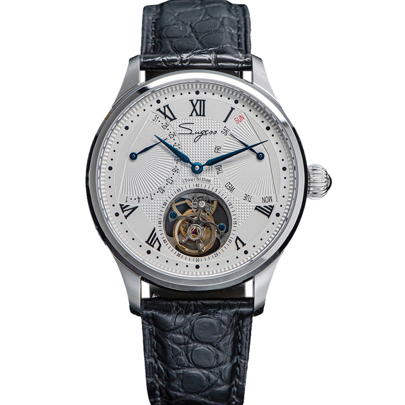 Tourbillon Master SU8004BKR Black Roman Numerals