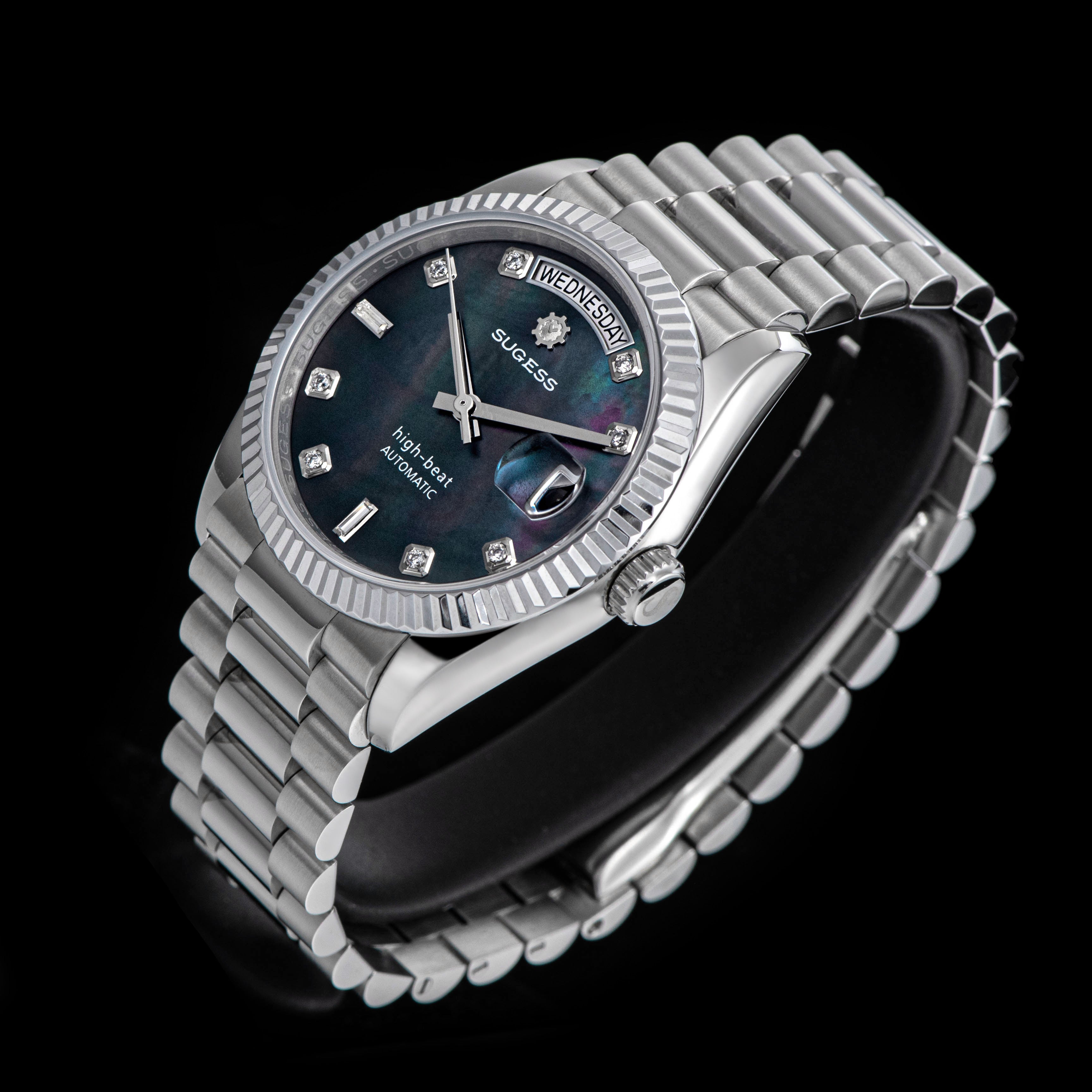 Heritage S449 DD Date and Day Display DD36 36mm Stainless