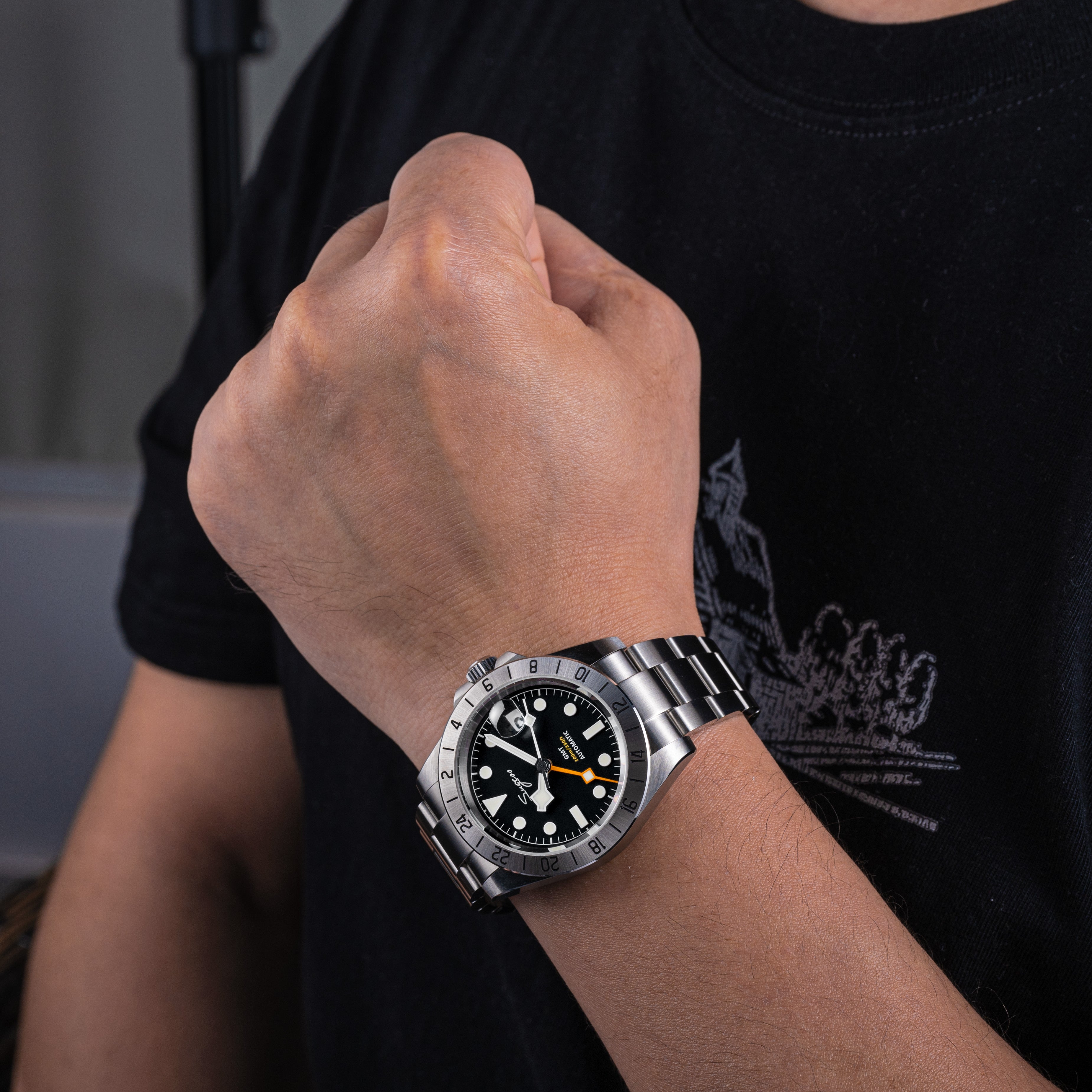Heritage S463 BB GMT Black Dial