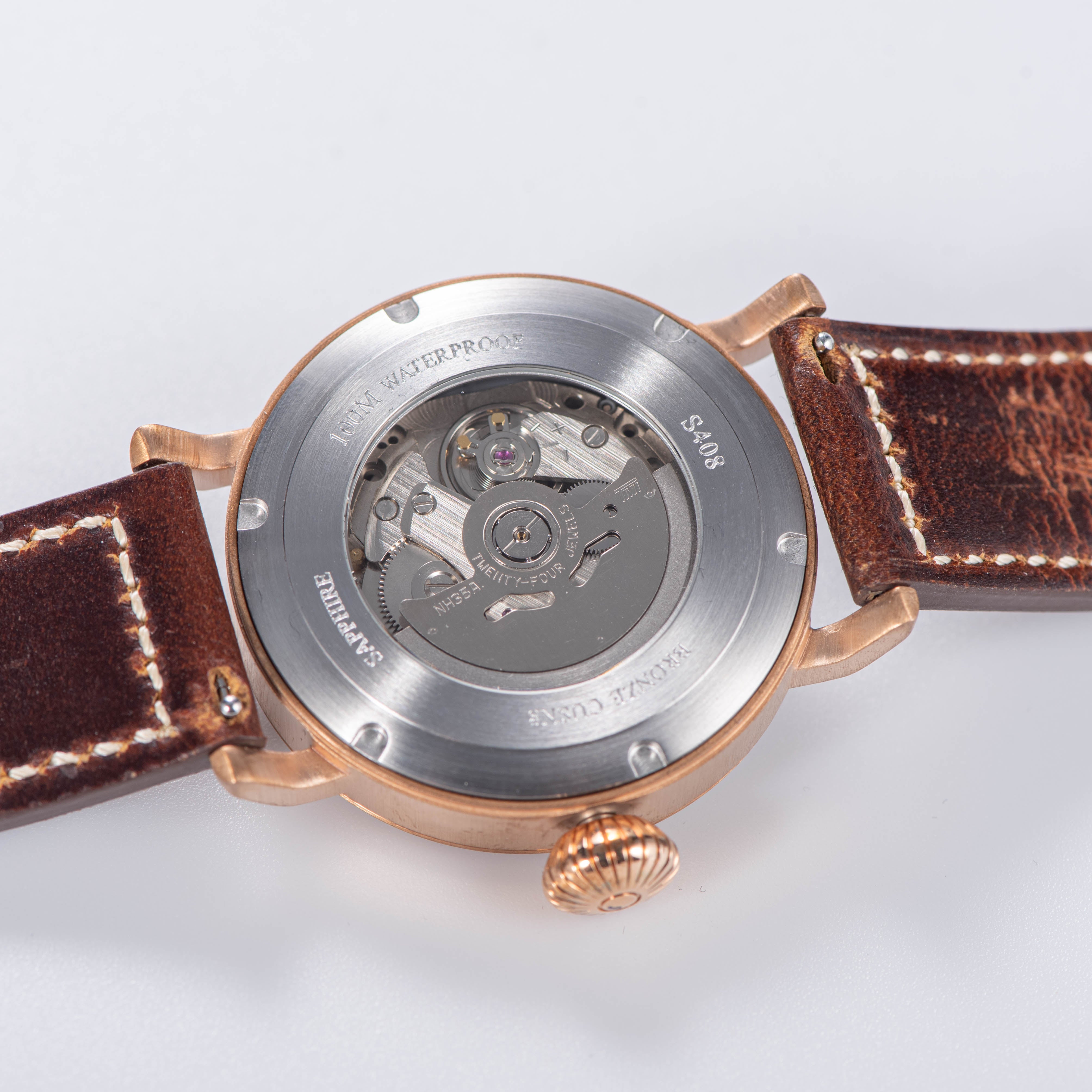 Glamor Master Genuine SWISS ETA2824 CuSn8 Bronze Watch Limited 200