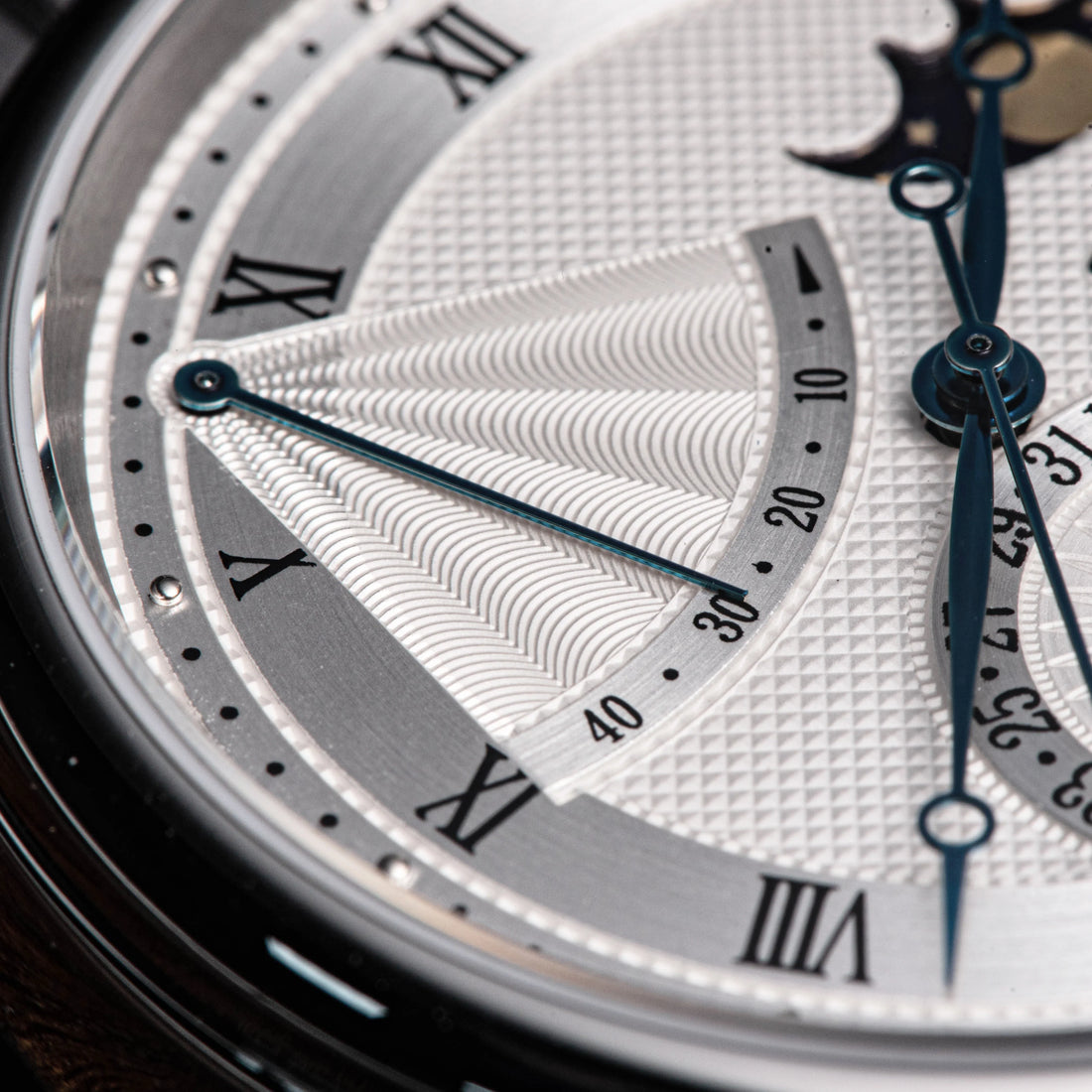 MoonPhase Master S426 Stainless Steel Case Power Reserve Indicator Date Bracelet