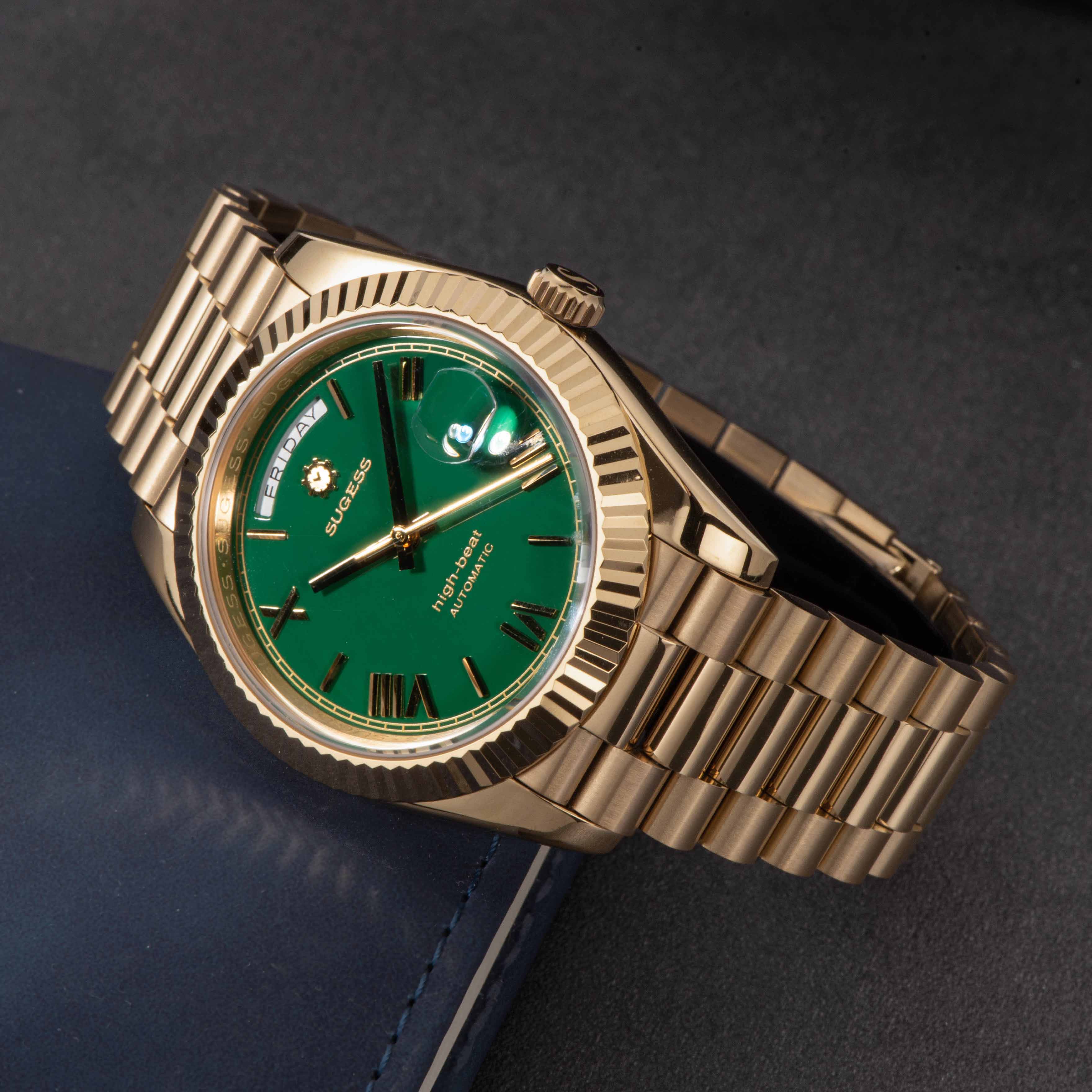 Heritage S433 433 DD Date and Day Display Gold Automatic