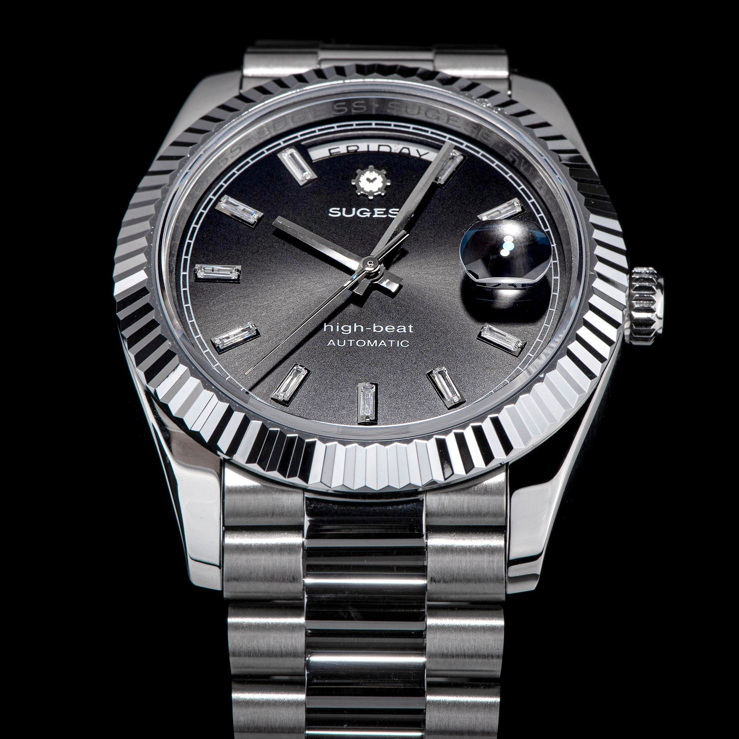Heritage S433 DD Date and Day Display Stainless-Steel Automatic
