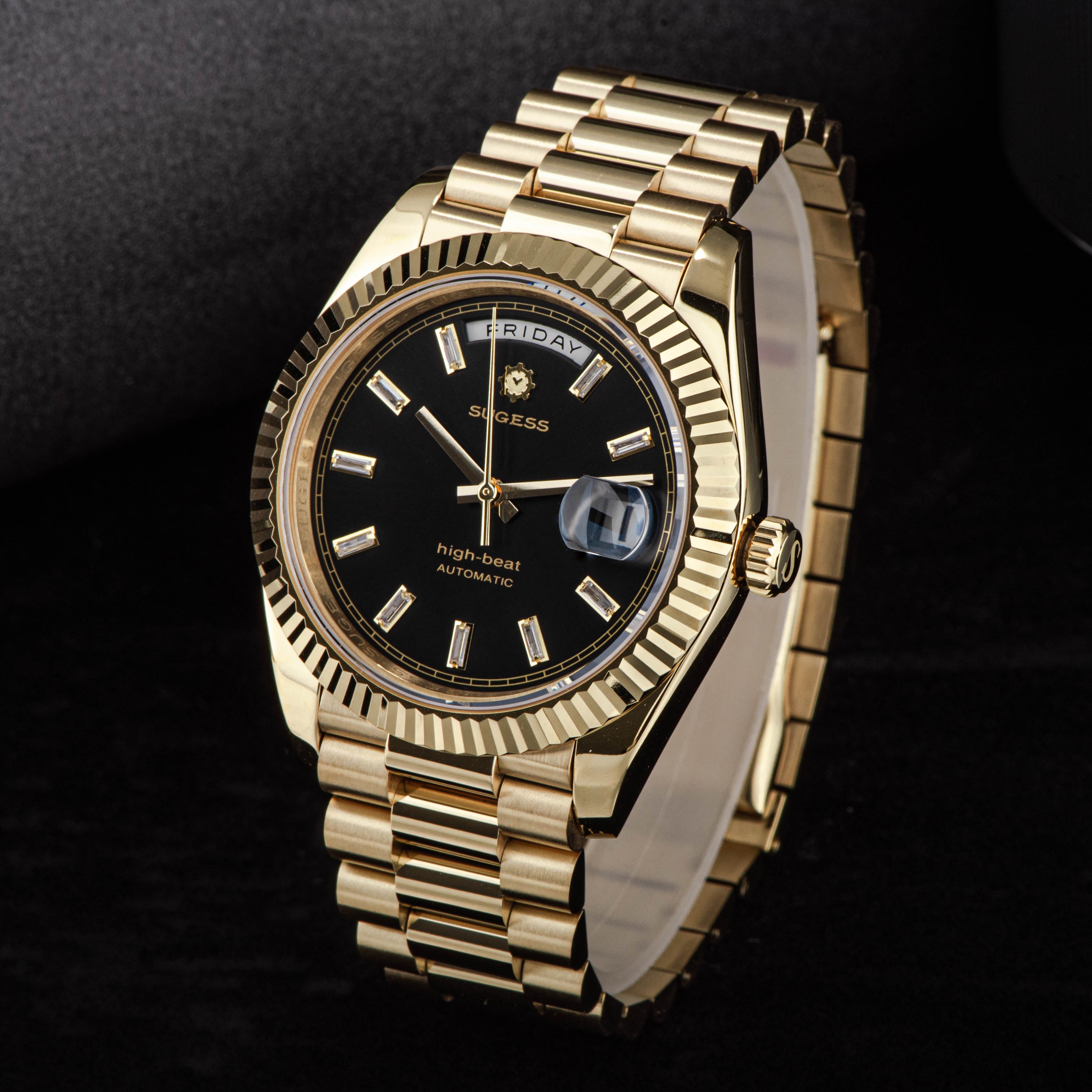 Heritage S433 433 DD Date and Day Display Gold Automatic