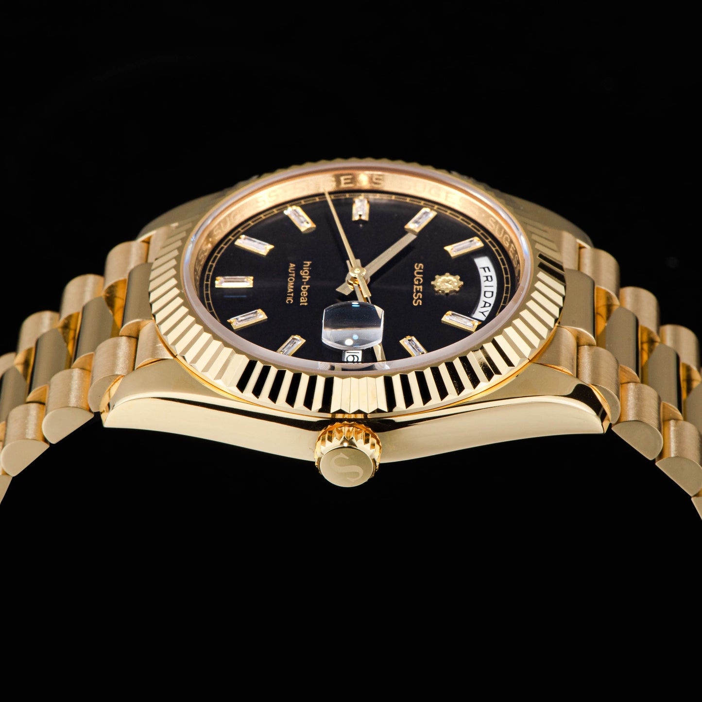 Heritage S433 DD Date and Day Display Gold Automatic