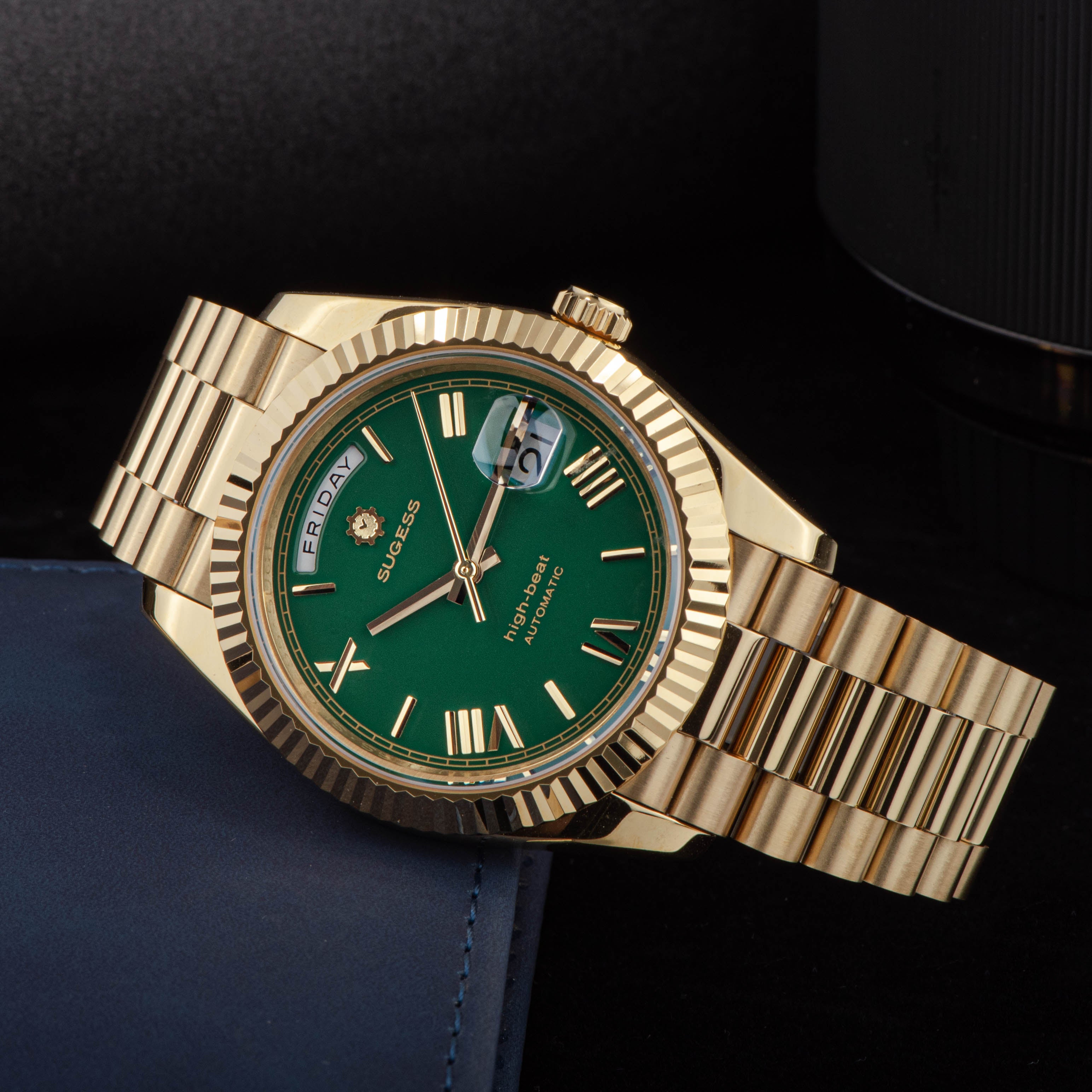 Heritage S433 433 DD Date and Day Display Gold Automatic