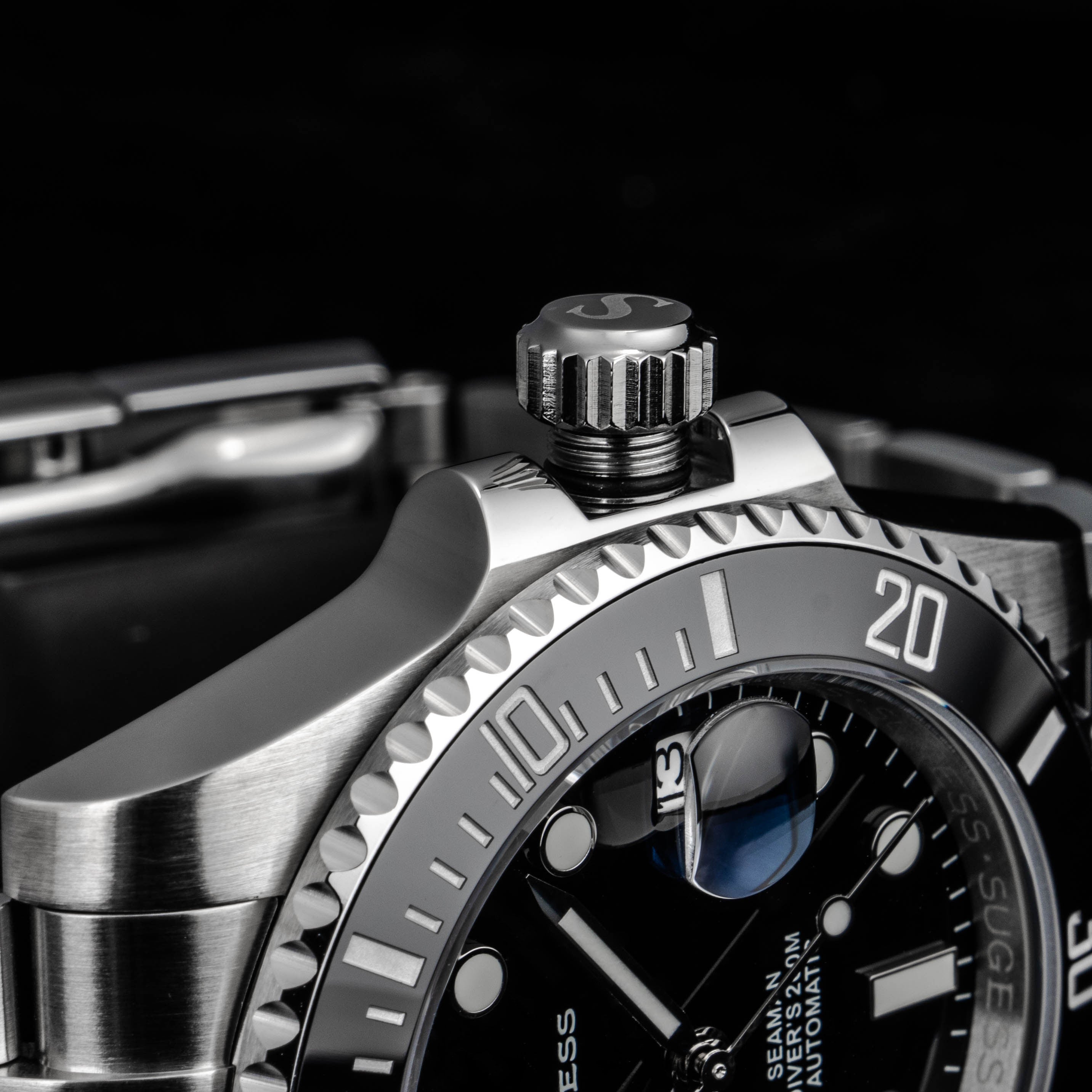 Submariner V10 Stainless Steel Ceramic Bezel Seaman NH35A