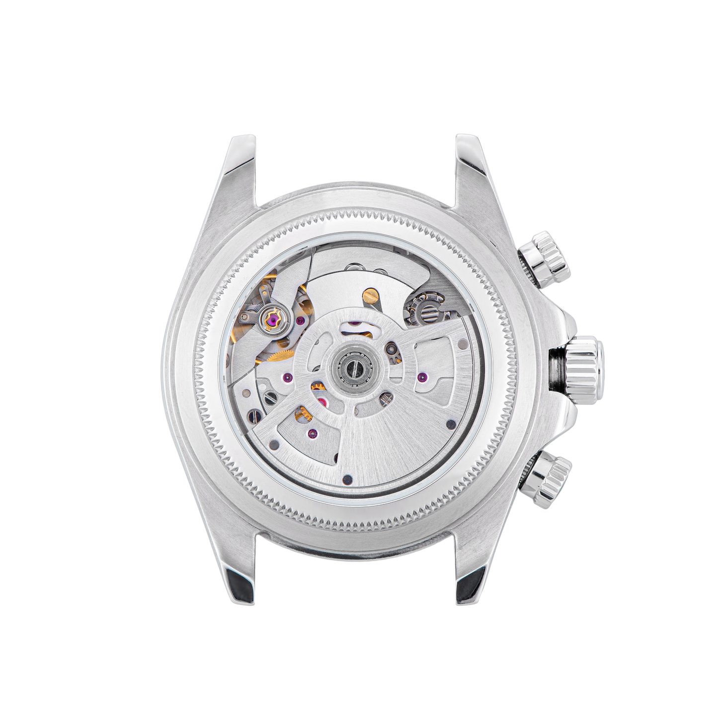 Automatic Chronograph 418-2 White Dial Stainless Steel Bezel Professional