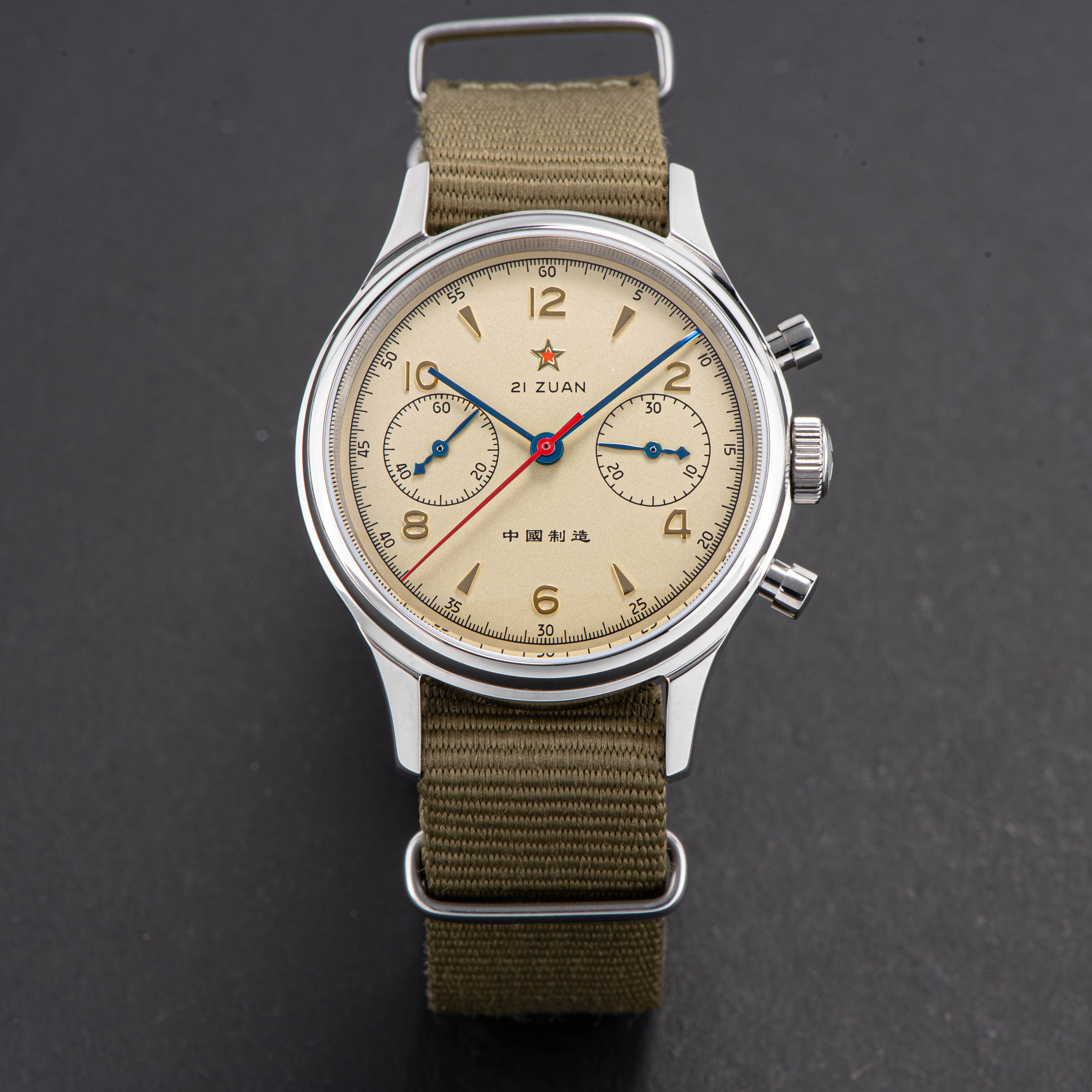 Seagull Movement Chrono Heritage SU1963SN Swan Neck Regulator 38mm 196