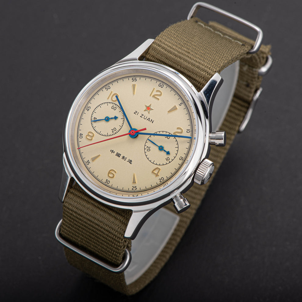 Seagull Movement Chrono Heritage SU1963SN Swan Neck Regulator 38mm 196