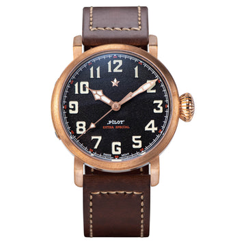 Pilot Master SUPILOT052 Black Dial NH35 Automatic Movement CUSN8 BRONZE