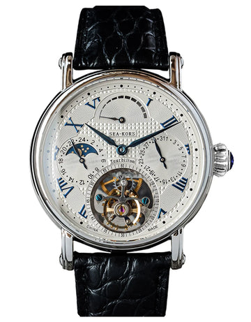 Seakors Tourbillon SE8007SW Blue Indices