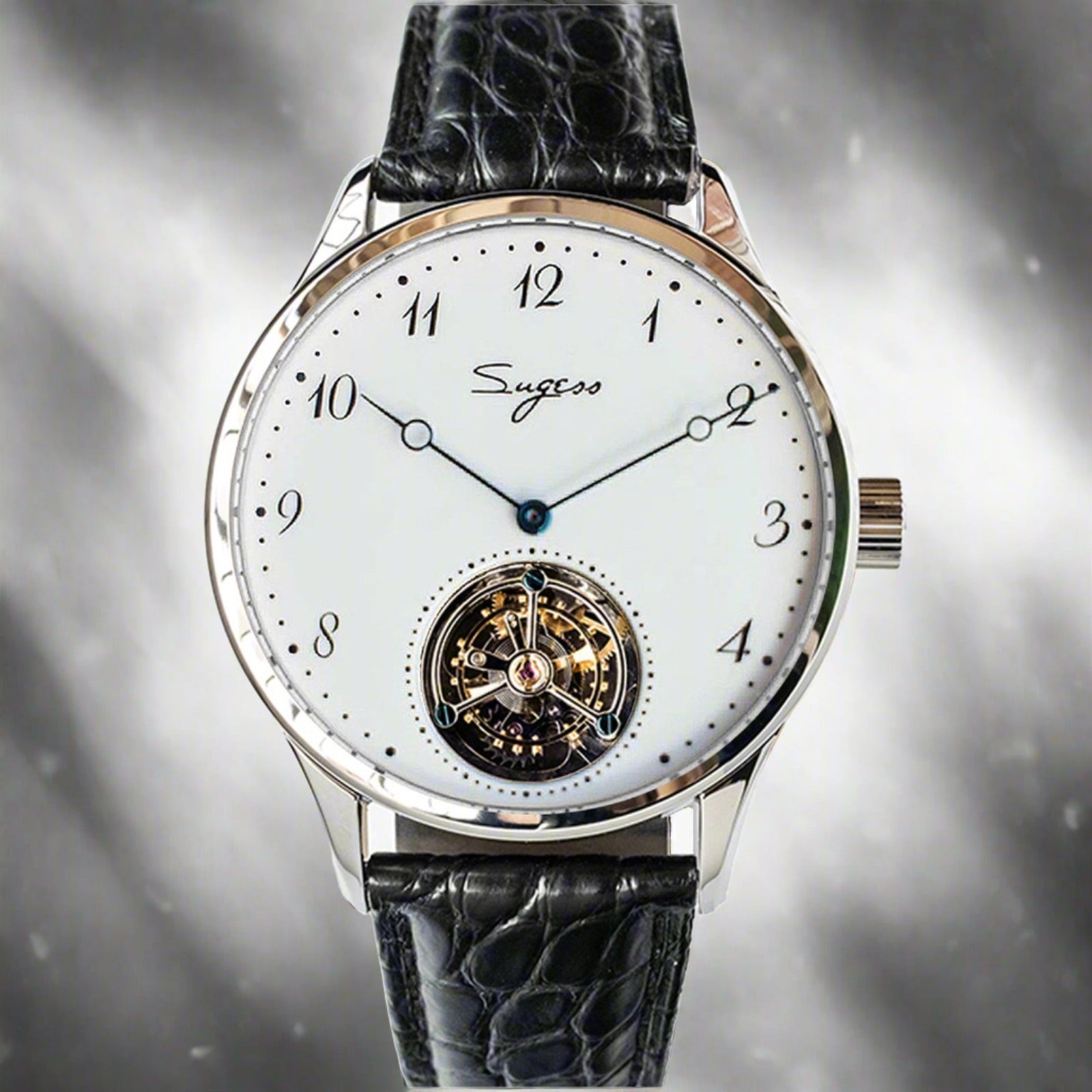 Coaxial Tourbillon Tagged Skeleton Watch