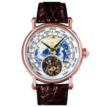 Tourbillon Master SUEARTHGA Automatic Movement Rose Gold Case