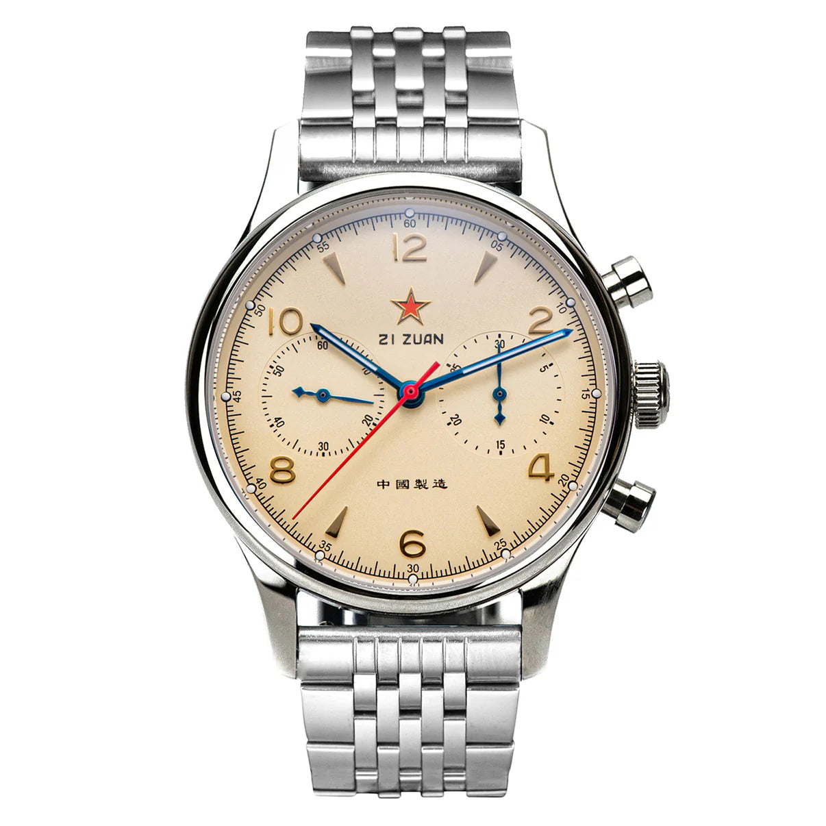 Seagull Movement Chrono Heritage SU1963RD40S 40mm 1963 (non Swan Neck version)