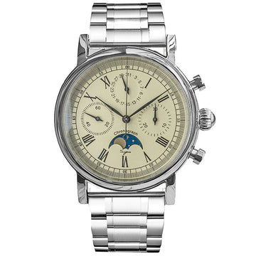 MoonPhase Master S394 (SUM199BT/X) Stainless-Steel Case Creamy Dial