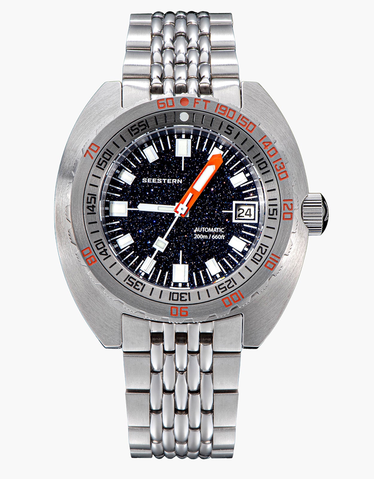 Seestern Sub300T Stainless Steel Ceramic Bezel Seaman NH35A