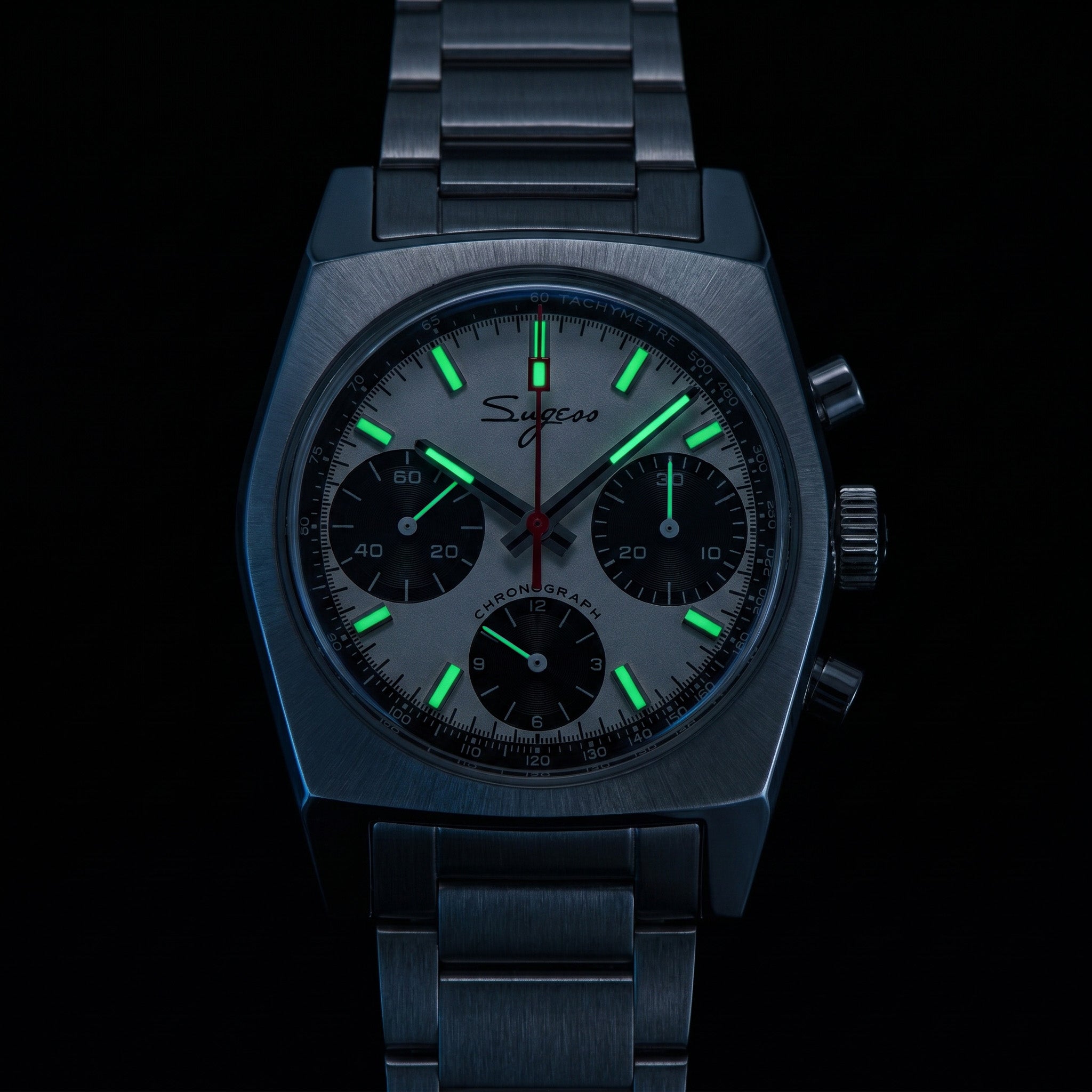 Chrono Heritage S419-2 Chronograph Zorro Dial Bracelet