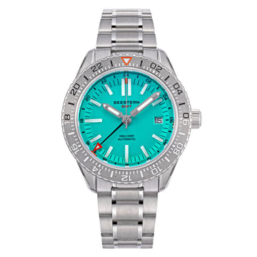 Seestern S474 GMT Light Blue Dial