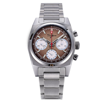 Chrono Heritage S419-2 Chronograph Smoke Fume Dial Bracelet