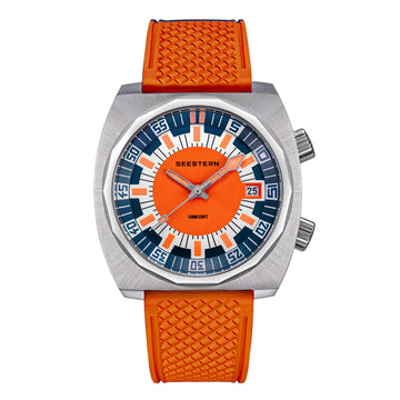 Seestern S471 Internal Rotating Bezel Orange Dial Automatic