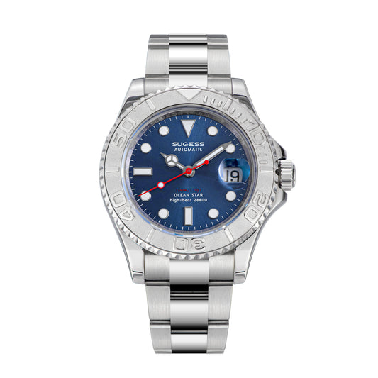 Ocean Star S450 YM Diver Watch ST2130 Stainless-Steel Bezel Blue Dial Limited Edition