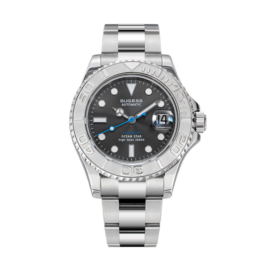 Ocean Star S450 YM Diver Watch ST2130 Stainless-Steel Bezel Grey Dial Limited Edition