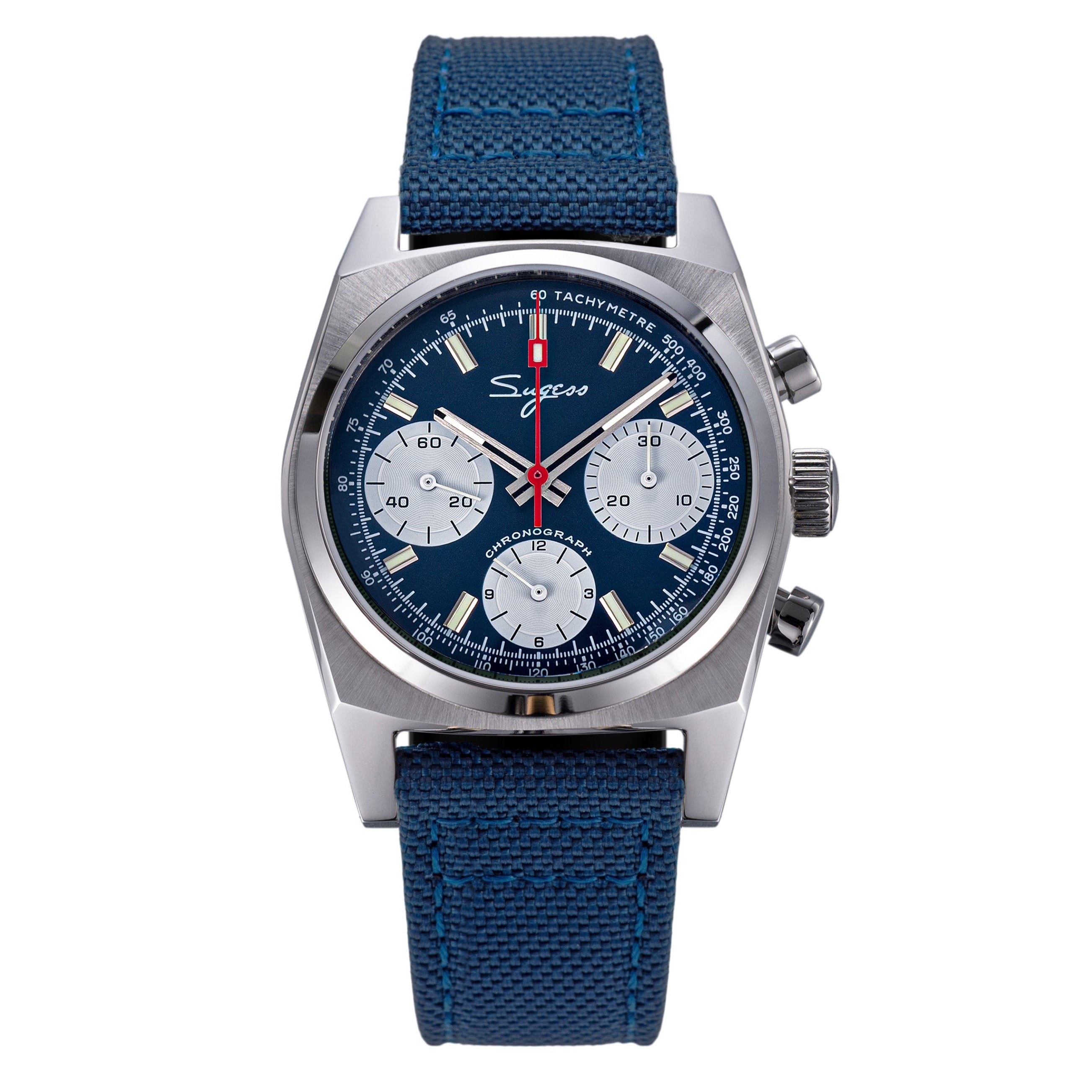 Chrono Heritage S419-2 Chronograph Blue Panda Dial