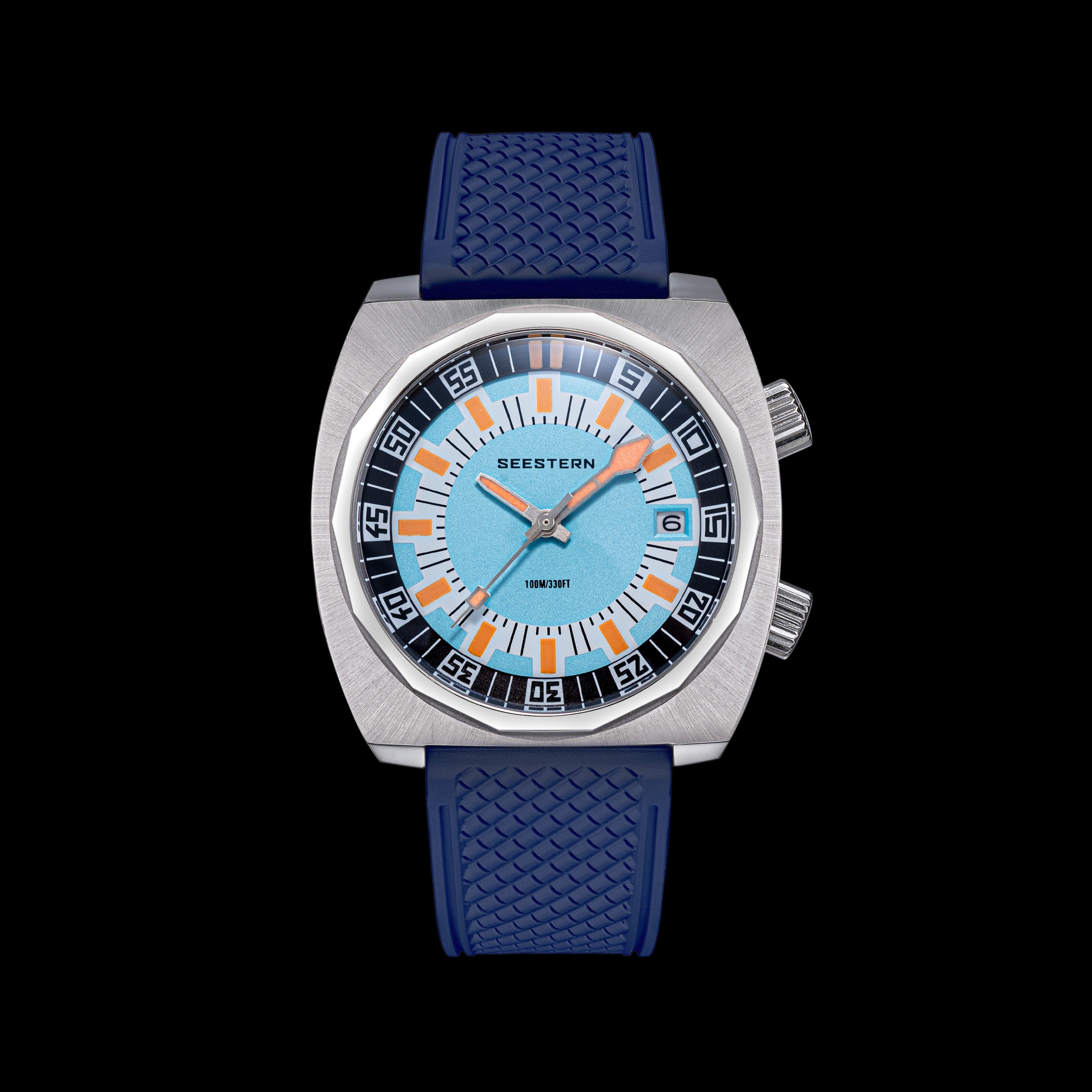 Seestern S471 Internal Rotating Bezel Blue Dial Automatic