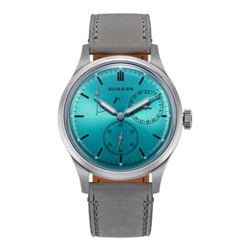 Sugess S458 Light Blue Dial Stainless-Steel Automatic