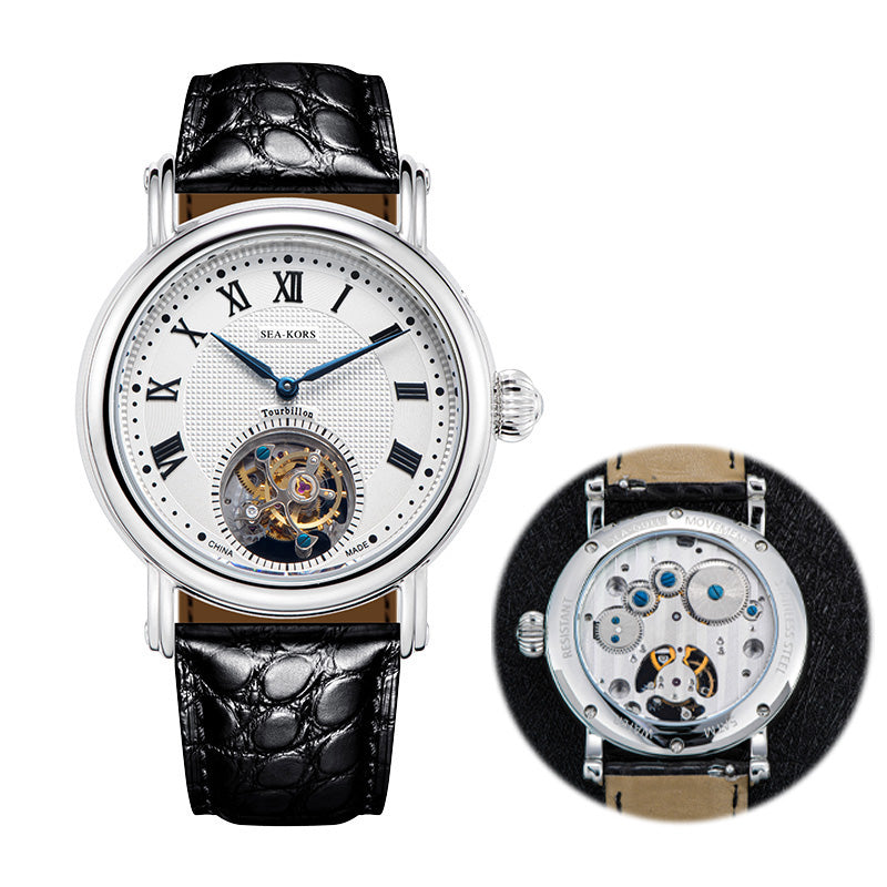 Seakors Tourbillon SE8000SK Black Indexes