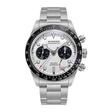 Chrono Heritage S457 Chronograph Power Reserve White Panda Dial