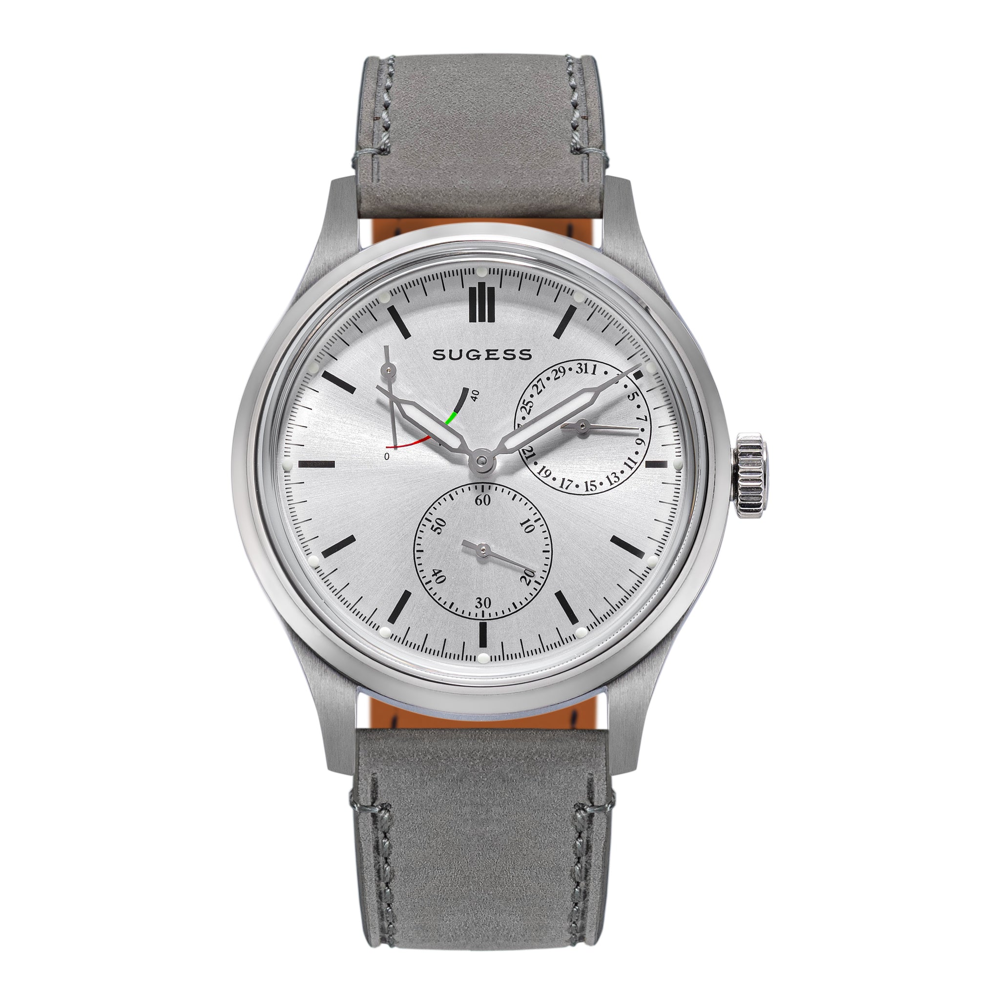 Sugess S458 Silver Dial Stainless-Steel Automatic