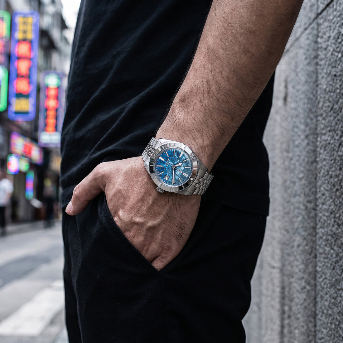 Seestern S477 Diver Blue Dial Ceramic Bezel